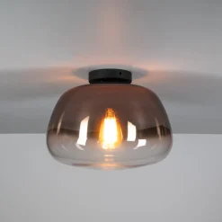 Plafondlamp Jarrod Glas, 36cm