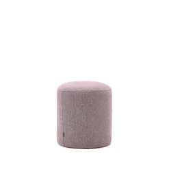 Poef Kaeli Structuurstof, kleur Lila