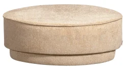 Poef Pearl Chenille, 80cm, kleur Naturel