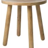 Ronde Bijzettafel Dendron Mangohout