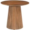 Ronde Bijzettafel Dyann Mangohout, 50cm