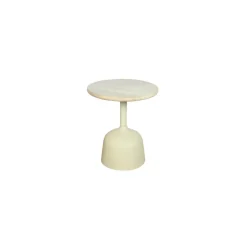 Ronde Bijzettafel Elba Mangohout, 40cm