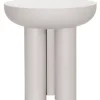 Ronde Bijzettafel Jez 43cm, kleur Off White Sand
