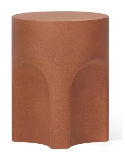 Ronde Bijzettafel Kamo 35cm, kleur Sienna
