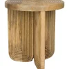 Ronde Bijzettafel Kang Mangohout, 40cm
