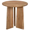 Ronde Bijzettafel Sequia Acaciahout, 60cm