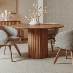 Ronde Eettafel Crotone Acaciahout