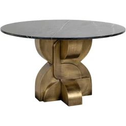 Ronde Eettafel Maddox Marmer, 130cm