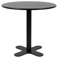 Ronde Outdoor Bistrotafel Yusuf 80cm, kleur Zwart