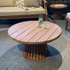 Ronde Salontafel Cindo Teakhout, 80cm