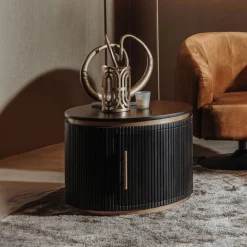 Ronde Salontafel Rivello Mangohout