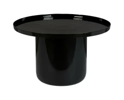 Ronde Salontafel Shiny Bomb 67cm, kleur Zwart