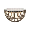 Ronde Salontafel Volante Glas, Ø84cm
