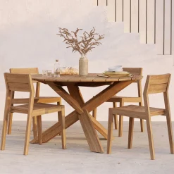 Ronde Tuintafel Circle Teakhout