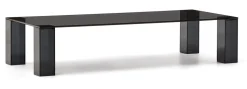 Salontafel Adularia Glas, kleur Donkergrijs