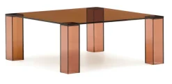 Salontafel Adularia Glas, kleur Bruin