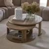 Salontafel Astoria Eikenhout, Set van 2 stuks