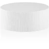 Salontafel Christe 90cm, kleur wit