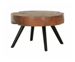 Salontafel Disk Teakhout, 60cm