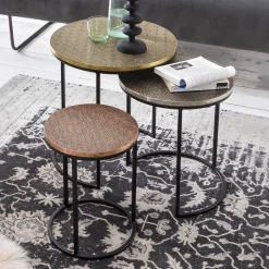 Salontafel Hajo Set van 3 stuks