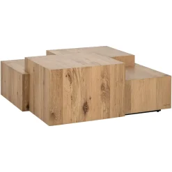 Salontafel Lennox Eiken, 100 x 100cm