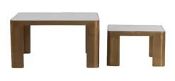 Salontafel Oxe Set van 2 stuks, kleur Antiek Brons