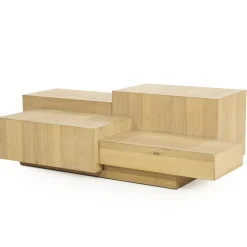 Salontafel Quinten Eiken, kleur Naturel
