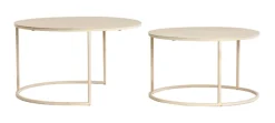 Salontafel Sadar Set van 2 stuks, kleur Zand/Bruin