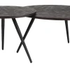 Salontafel Yasmijn Teakhout, Set van 2 stuks