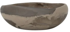 Schaal Rafael, Ø25 cm, kleur Zwart en Bruin