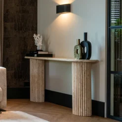 Sidetable La Cantera 160 x 38cm, Travertin