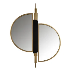 Spiegel Adelyn 107 x 85cm, kleur Brushed Gold