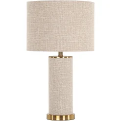 Tafellamp Joline Linnen (incl. kap), 60cm