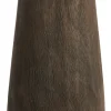 Tafellamp Trapani Mangohout, kleur Mat Donkerbruin (excl. kap)