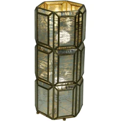 Tafellamp Yael 51cm, kleur Brass Antique