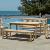 Tuinset Jalela 2 fauteuils + 2 banken + tafel, Teakhout