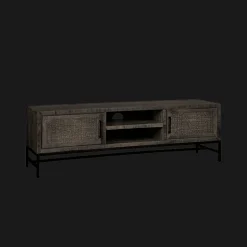 TV-meubel Carini Hout en Webbing, 160cm