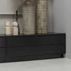 TV-meubel Finca Mat zwart, 100cm