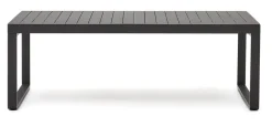Uitschuifbare Eettafel Galdana 220/340 x 100cm, kleur Donkergrijs