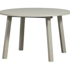 Uitschuifbare Eettafel Janne Eikenhout, 120cm, kleur Dakargrau