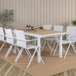 Uitschuifbare Tuintafel Constantina Teakhout, 180/240 x 90cm