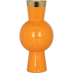 Vaas Clem 30cm hoog, kleur Oranje