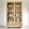 Vitrinekast Wave Geolied Eikenhout, 183 x 110cm