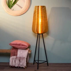 Vloerlamp Adeta kleur Goud