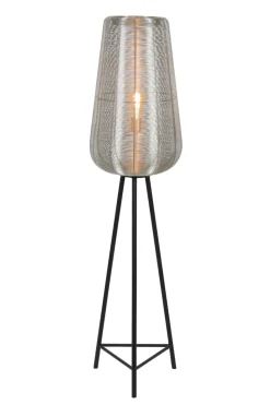 Vloerlamp Adeta kleur Nikkel