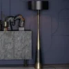 Vloerlamp Blackout Too kleur Zwart