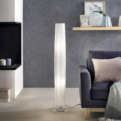 Vloerlamp Dani, kleur wit