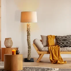 Vloerlamp Falon Drijfhout