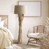 Vloerlamp Karee Drijfhout