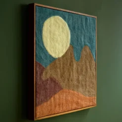 Wanddecoratie Chandra Vilt, 74 x 74cm
